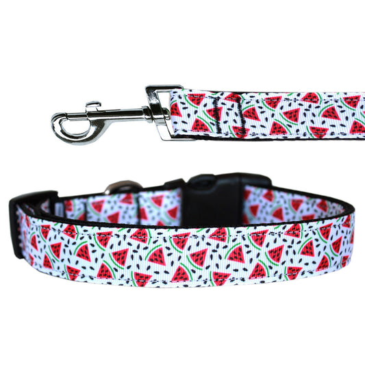 Cute Watermelon Dog & Cat Collar or Leash – Stylish and Durable