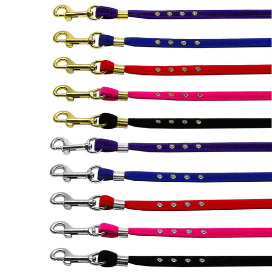 Luxurious Rhinestone & Velvet Leash for Dogs and Cats – Matching Velvet Collars Available