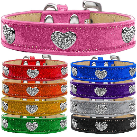 Dazzling Crystal Heart Collar for Pets – Perfect for Special Occasions