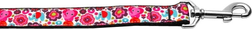 Colorful Elephant and Flowers Collar or Leash - Free Shipping