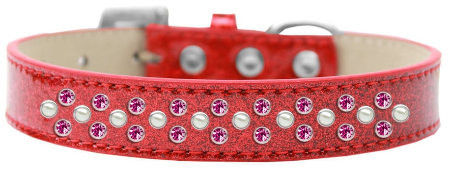 Elegant Pearl and Rhinestone Dog Collar - Sophistication and Style for Your Best Friend!