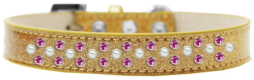 Elegant Pearl and Rhinestone Dog Collar - Sophistication and Style for Your Best Friend!