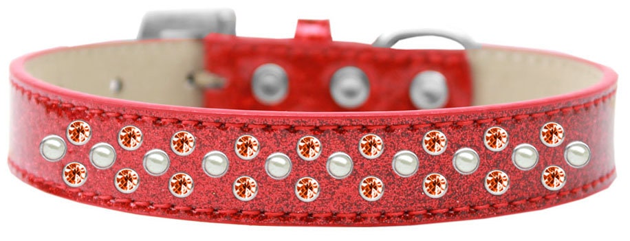 Fancy Crystal and Pearl Dog Collar - A Touch of Elegance for Your Best Friend!