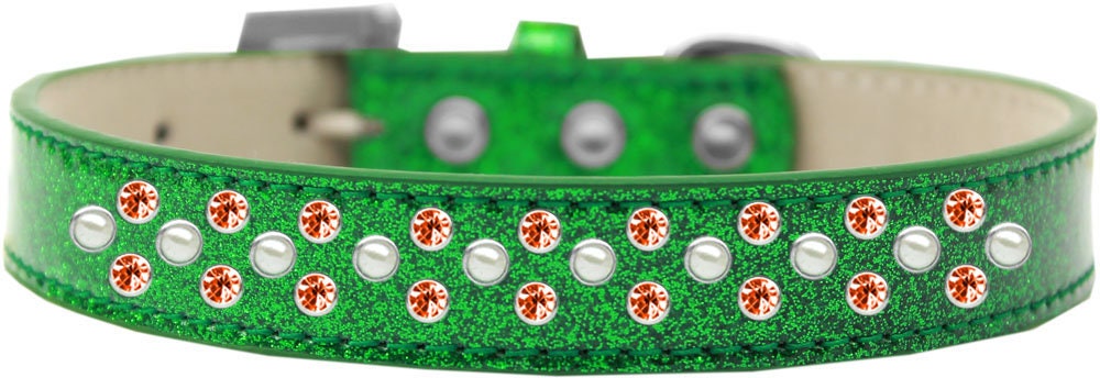 Fancy Crystal and Pearl Dog Collar - A Touch of Elegance for Your Best Friend!