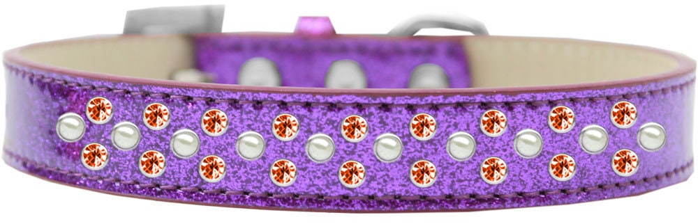 Fancy Crystal and Pearl Dog Collar - A Touch of Elegance for Your Best Friend!