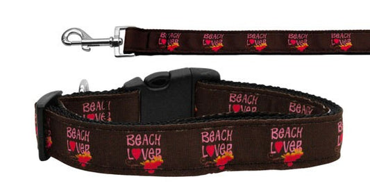 Beach Lover Dog & Cat Collar – Fashionable, Durable Collar or Leash