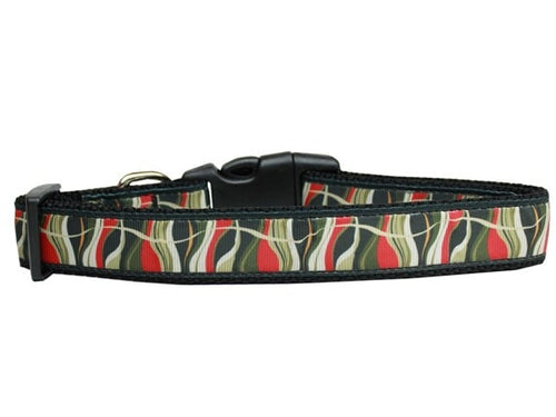 Dog & Cat Nylon Collar and Leash – Lava Lamp Pattern