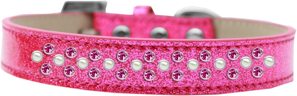Elegant Pearl and Rhinestone Dog Collar - Sophistication and Style for Your Best Friend!