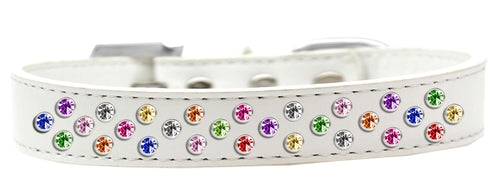 Dog & Pet Fashion Collar with colorful rhinestone crystals