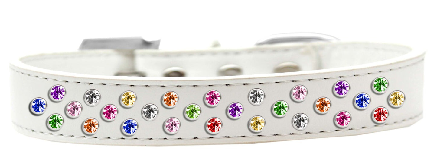 Dog & Pet Fashion Collar with colorful rhinestone crystals