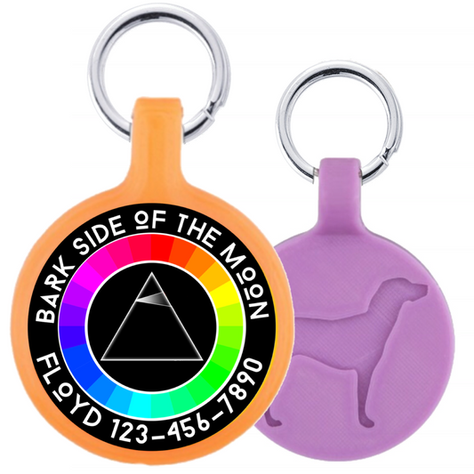 Bark Side of the Moon Ecoplastic Pet ID Tag