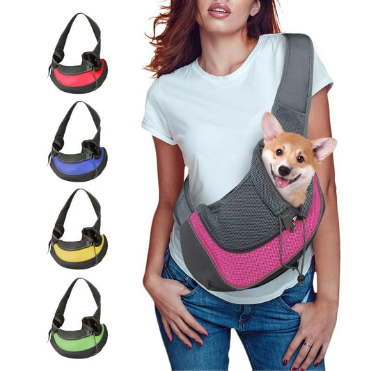 Pet Carrier Shoulder Bag - Stylish and Secure Travel for Pets