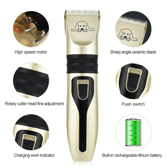 Pet Hair Clipper Set - Two Settings - Turbo Function