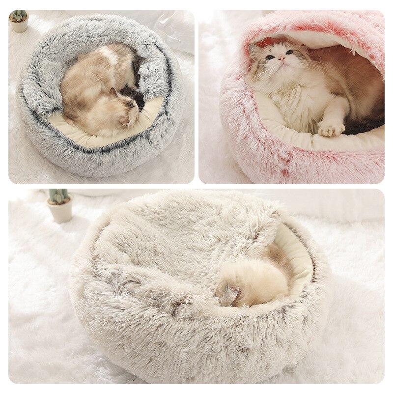 The Cozy Nest Bed Hideaway: The Ultimate 2-in-1 Retreat for Cats and Small Dogs
